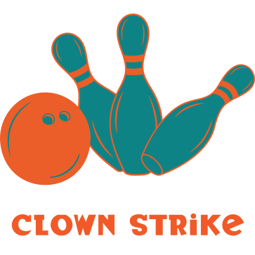 Clown Strike Logo MindGolf Fun World